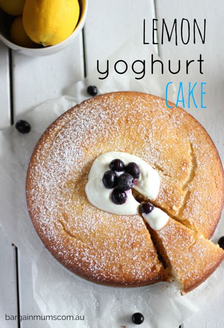 Lemon Yoghurt Cake - Bargain Mums