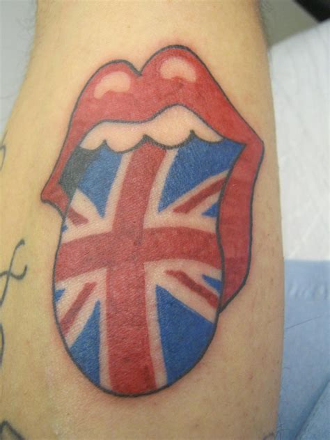 Rolling Stones Union Jack tattoo 18/11/2011