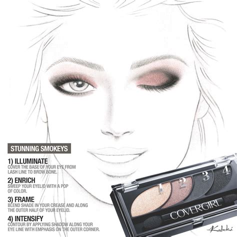 Modern Smokey Eye Shadow How-To: Deep charcoals and warm nudes take ...