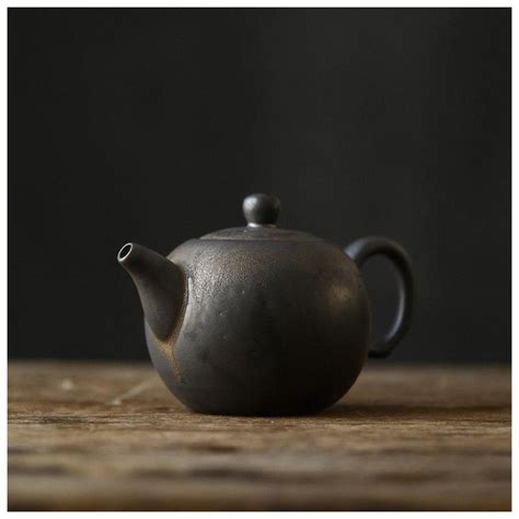 CERAMIC TEAPOT Traditional Teapot Iron Bronze Glaze Kungfu | Etsy ...