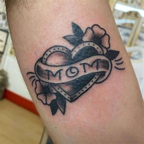 Amazing Mom Heart Tattoo Ideas