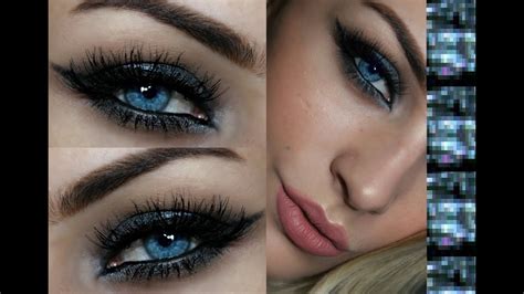Eyeshadow for Blue Eyes | Silver Smokey Eye Tutorial - YouTube
