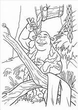 Free Printable Shrek Coloring Pages For Kids sketch template