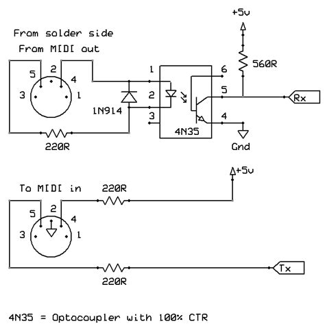 Gammon Forum : Electronics : Microprocessors : MIDI decoder