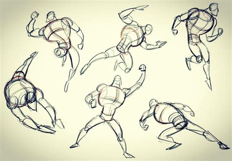 Quick exercise to improve your figure drawing! Draw a lightbulb shape ...