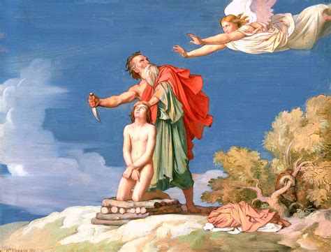 The Sacrifice of Isaac Painting | Hippolyte-Jean Flandrin Oil Paintings