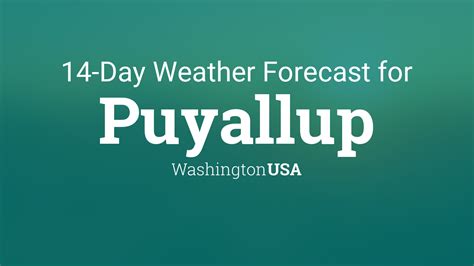 Puyallup, Washington, USA 14 day weather forecast