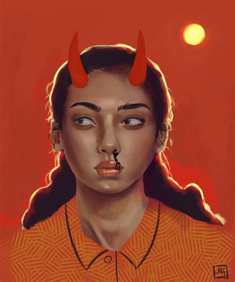 Artstation Demon Girl Sketch 3 Nyctoinc Illustrations - vrogue.co