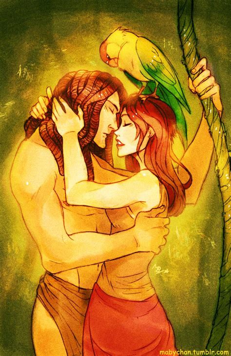 Tarzan and Jane by Maby-chan on deviantART Disney Jane, Disney Kiss ...