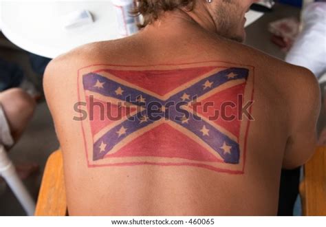 Confederate Flag Tattoo Stock Photo (Edit Now) 460065