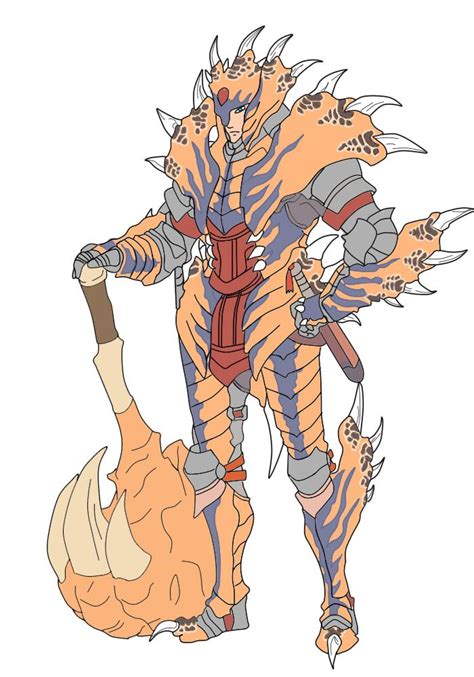 Male Tigrex Armor in Monster Hunter