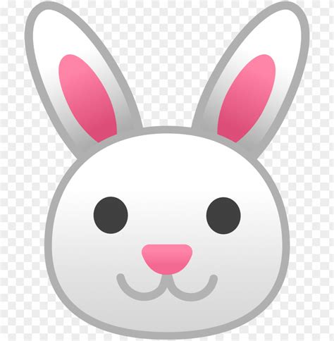 Free download | HD PNG bunny vector emoji rabbit face emoji PNG transparent with Clear ...