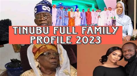 Tinubu family,wife, children and parents .. - YouTube