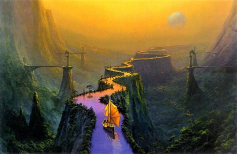 Aqueduct | Fantasy art landscapes, Fantasy landscape, Fantasy art