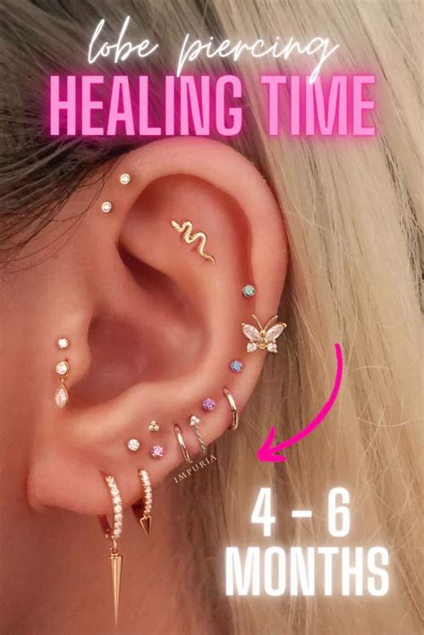 The Ultimate Guide to Ear Piercing Healing Times | Ear piercings, Ear piercings helix, Piercing