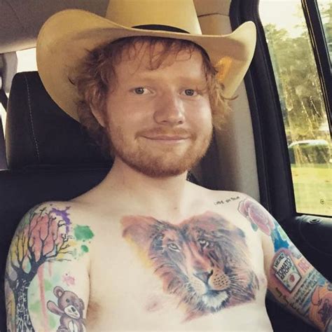 Ed Sheeran Tattoo Lion - Wiki Tattoo