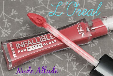 L'Oreal Nude Allude Infallible Pro Matte Lip Gloss Review