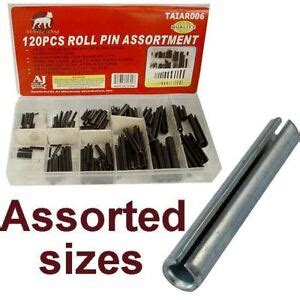 120 PC Rollpin Assortment Kit Steel Roll Pin | eBay