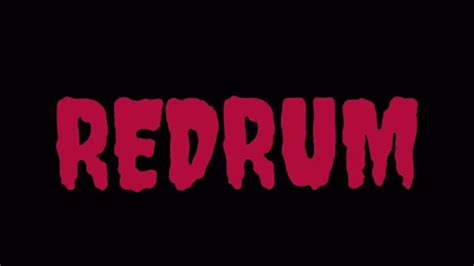 Redrum movie trailer - YouTube