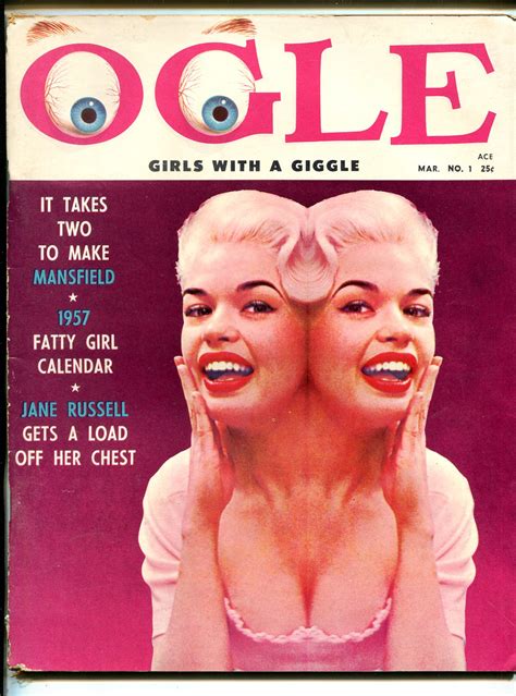 OGLE 03/1956-1ST ISSUE-JAYNE MANSFIELD-MARILYN MONROE-JANE RUSSELL-CHEESECAKE-vg: (1956 ...