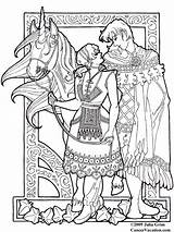 Fantasy coloring Pages To Download And Print For Free sketch template