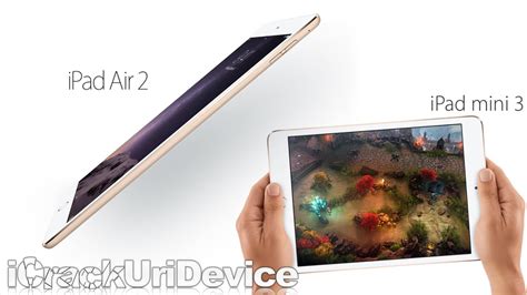 Apple iPad Air 2, iPad Mini 3 Specs Review Touch ID & A8X iPads In 2 ...