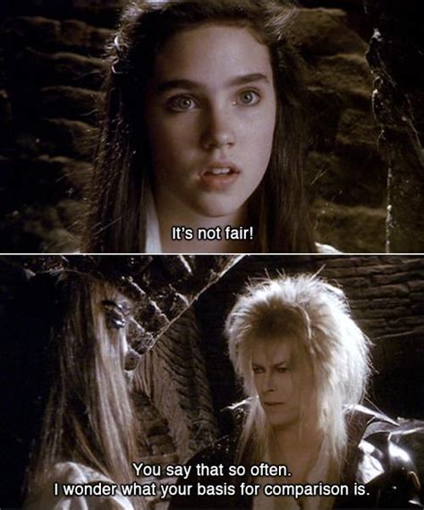 favorite quote from this movie | Labyrinth movie, Funny movies, Labyrinth 1986