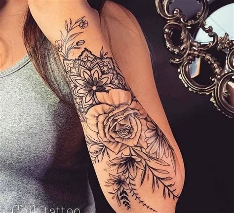 Half Sleeve Womens Sleeve Tattoo