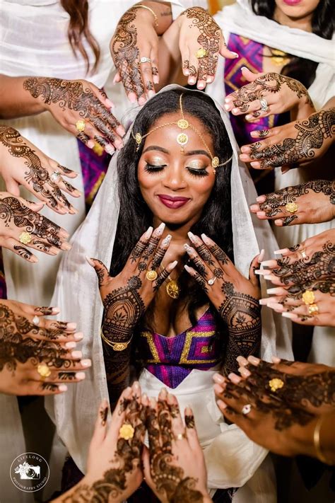 Henna Ceremony for Eritrean Wedding | Bridal traditions, Ethiopian ...