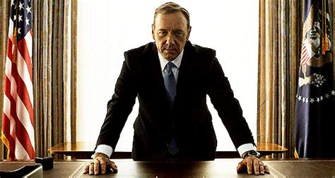 frank underwood knocks on presidents desk gif | WiffleGif