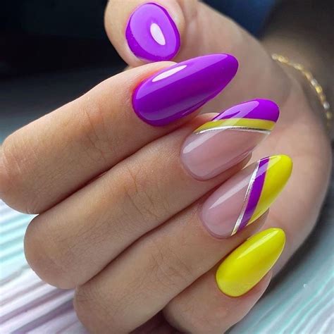 Pin by Anna... on Маникюр/Manicure | Gel nails, Yellow nails, Stylish nails