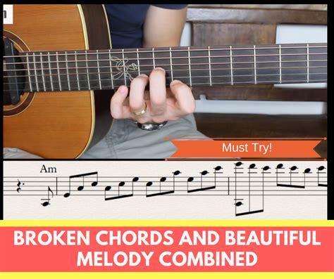 Broken Chords and Beautiful Melody Combined. Fingerstyle Guitar Lesson ...