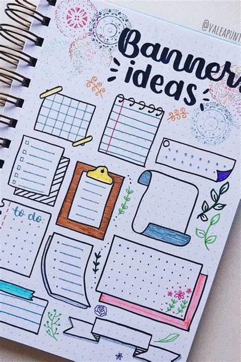 Get inspired with these adorable paper note doodle tutorials for your bullet journal