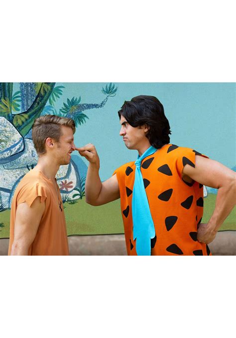 Adult Barney Rubble Costume | Adult The Flintstones Costumes