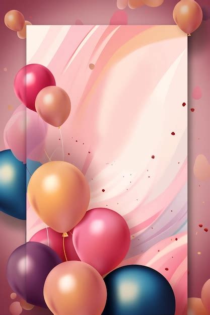 Premium AI Image | Colorful simple decoration illustration for party birthday baby shower bridal ...