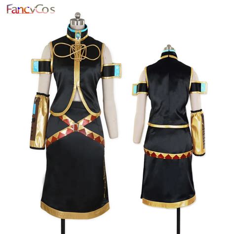 Halloween Women's VOCALOID 2 Megurine Luka Dress Cosplay Costumes Adult Costume Movie High ...