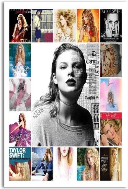 TAYLOR SWIFT POSTER Music Album Cover Poster Print Canvas Wall Art Fearless Art $14.90 - PicClick