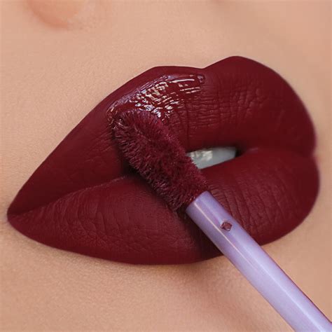 Dark Red Vino Lipstick Liquid Matte Vegan & | Etsy