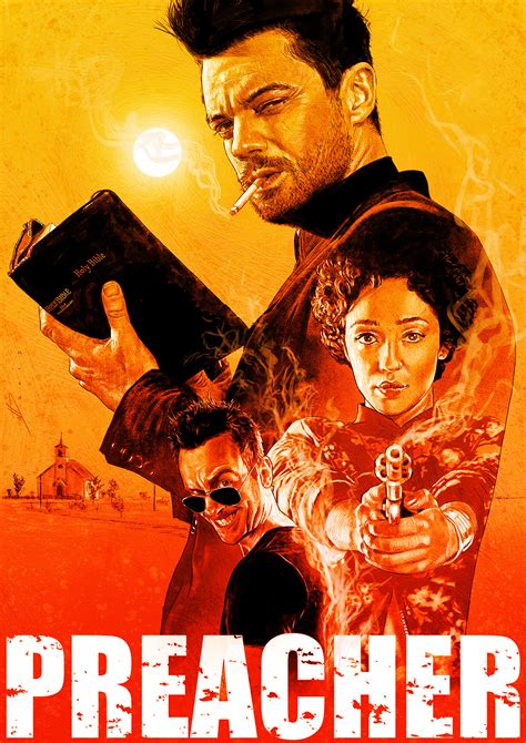 AMC Preacher Season 1 Poster (& Titled Alternates) | Poster By Neil Davies