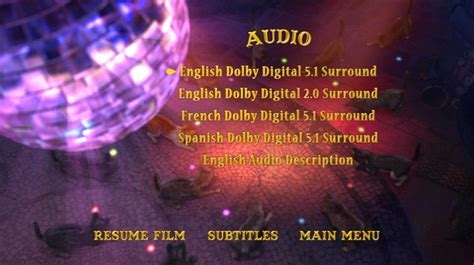 Puss in Boots (2011) - DVD Movie Menus