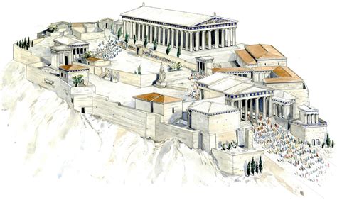 Parthenon Sketch at PaintingValley.com | Explore collection of ...