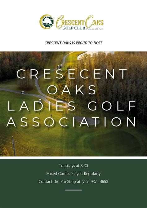 Leagues - Crescent Oaks Golf Club