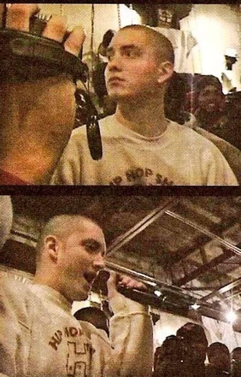 He even looks good when hes bald | Eminem, Eminem slim shady, Marshall eminem