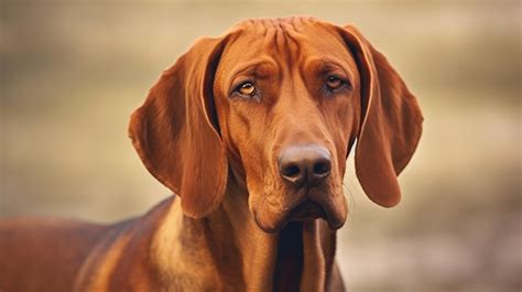 Premium AI Image | Redbone Coonhound A Hunting Companion