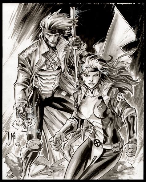 Gambit and Rogue by manapul on DeviantArt