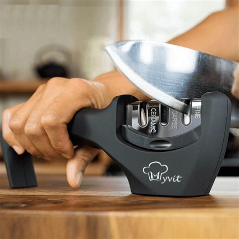 3 Stage Manual Knife Sharpener | My Home Essentials