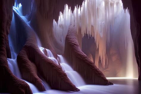 Ice Cave: Frozen falls by Abyssal-Explorer on DeviantArt