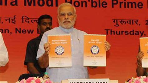 PM Narendra Modi launches Jan Dhan Yojana