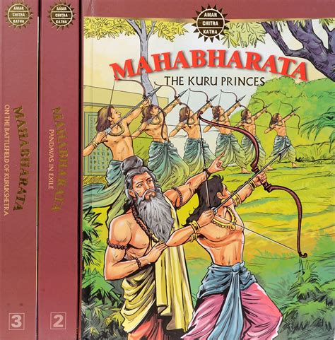 Mahabharata (Three Volume Comic Book) | Exotic India Art