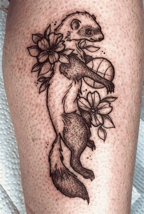 Ferret Tattoo Design Images (Ferret Ink Design Ideas) | Ferret tattoo ...